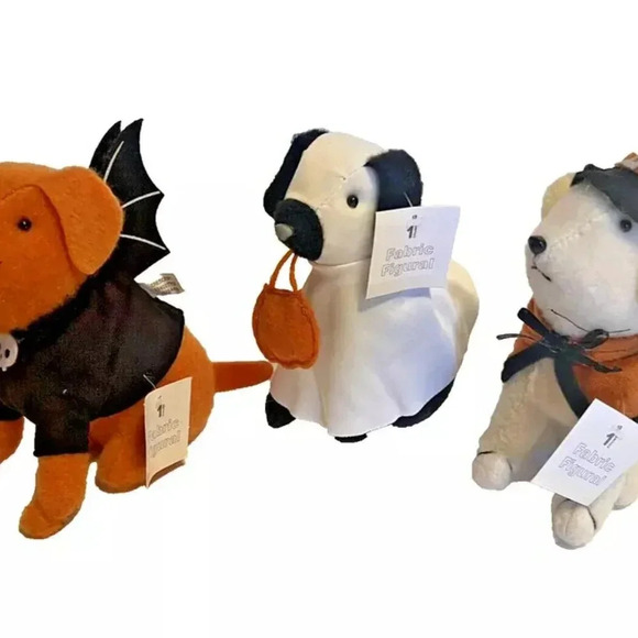 NEW Set of 3 Target Bullseye 6" Halloween 2024 Dog Costume Plush - Picture 4 of 5